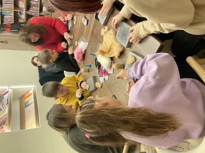 Wool felting